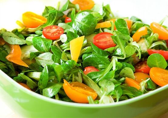 зеленчукова салата за отслабване за една седмица със 7 кг